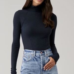 NWOT- Free People Make It Easy Thermal Top